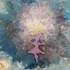 Pouring La Danseuse sur toile coton 40x50 cm